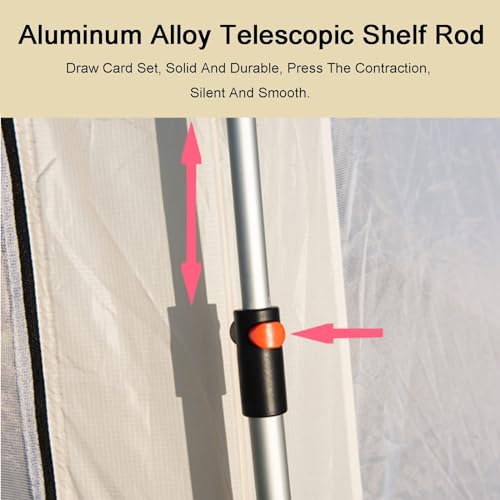 Carpa de camping impermeable portátil para 2-4 personas miniatura 6