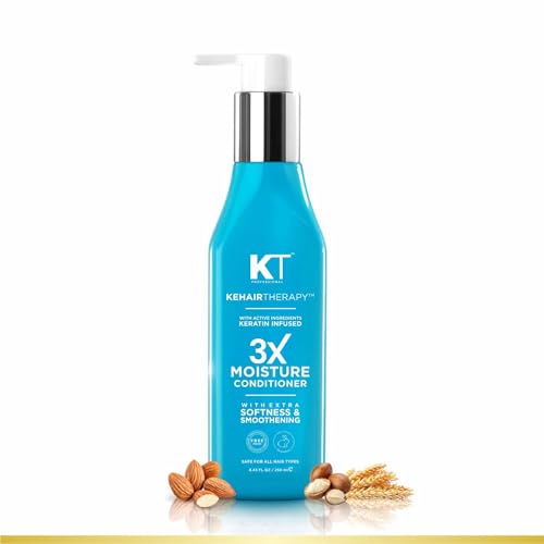 Image of KT Professional 3X Moisture Conditioner Deep Hydration Restores Strength Boosts Shine Prevents Dryness Keratin-Infused Sulphate & Paraben Free 250 ml