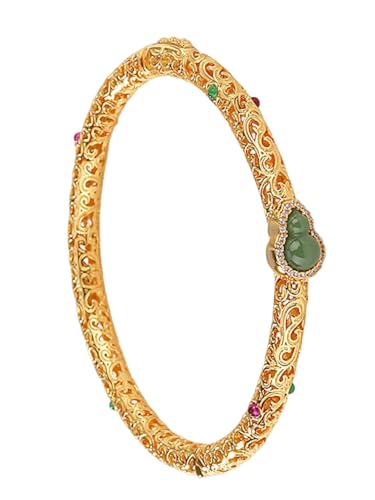 Bracelet en jade et argent 925 anti-ternissement style vintage