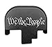 WE THE PEOPLE SCRIPT Rear Slide Cover Plate, Slide Butt Plate For Smith & Wesson S&W M&P 9mm .357, .40, .45ACP full size & compact ONLY by BASTION - Does Not Fit S&W SHIELD