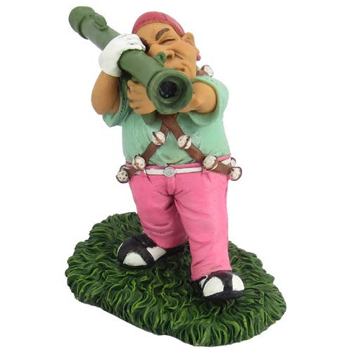 Funny Golf Decoration Figurines - Novelty Golfing Statue, Sculpture, Hand Made &...
