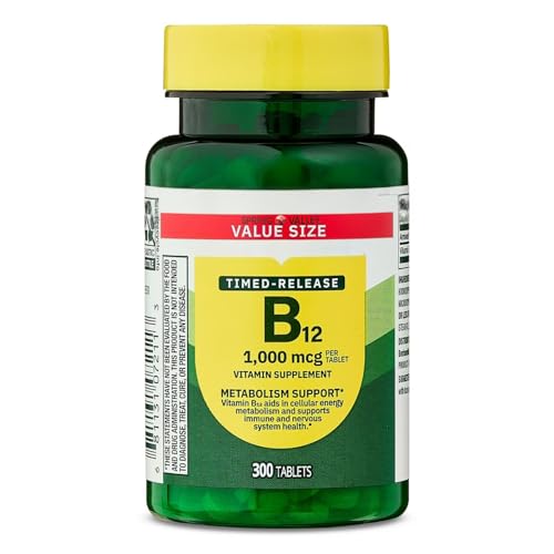 Vitamin B12 Timed-Release Spriing Vallley Tablets 1 000 Mcg 300 Ct Pk 1