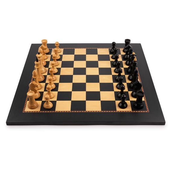 Set de Ajedrez Oficial Gambito de Dama, Ideal para Aficionados y Clubes, Tablero de ajedrez y Piezas de ajedrez para niños y Adultos, Conjunto de ajedrez, Juego de Ajedrez
