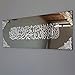 iwa concept First Kalima Black Mirror Tempered Glass Art | Islamic Ramadan Wall Decorations | Modern Muslim Housewarming Gift | Arabic Calligraphy | Quran Wall Art (Silver)