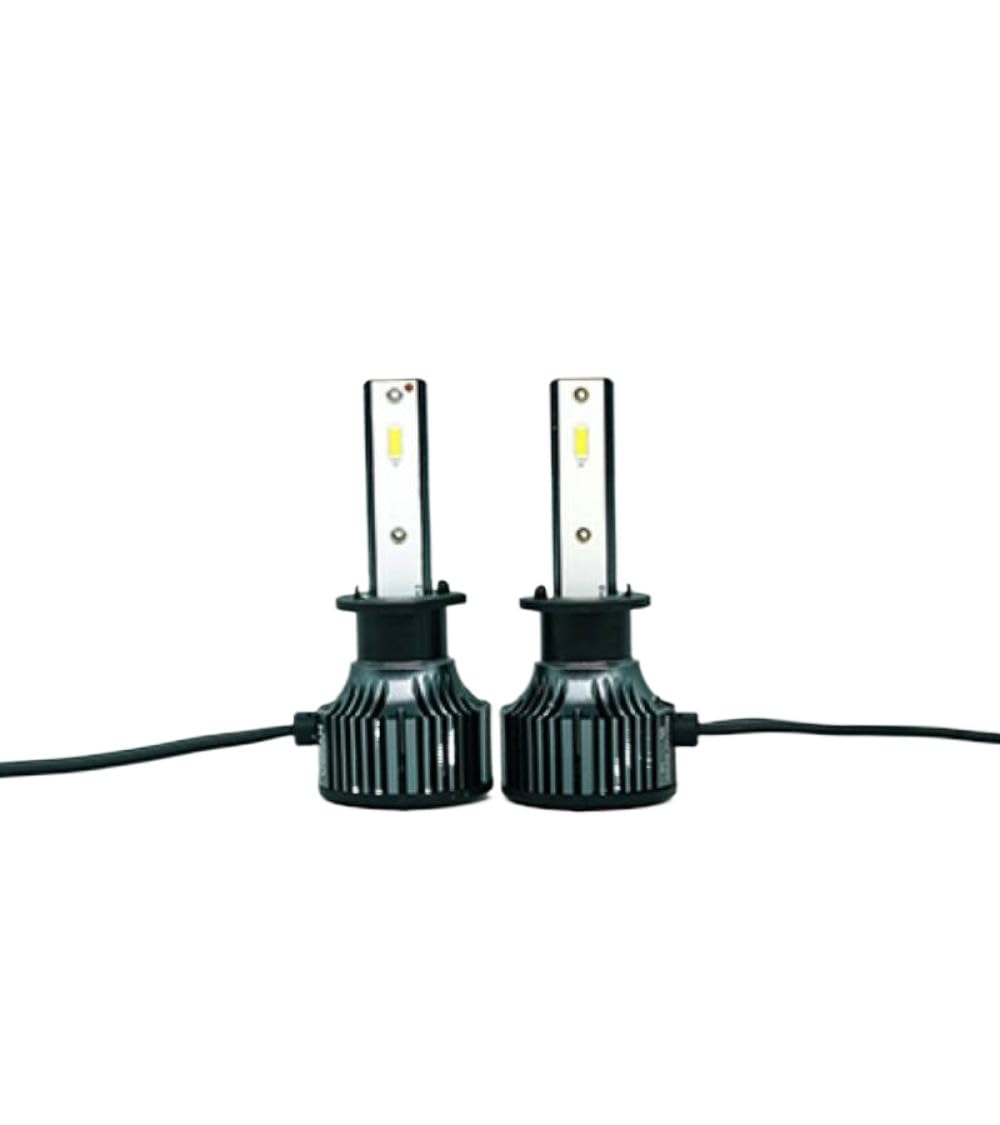 Ampoules de phares de voiture LED compatibles avec H1 H4 H7 H8 H11 HB3 HB4 HIR2 12V 6000K blanc 2 pièces