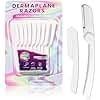 Jasclair Dermaplaning Razor (9 Count) – Face Razors for Women for Peach Fuzz, Eyebrow Shaping & Gentle Exfoliation – At Home Facial Shaver for Smooth Skin & Flawless Makeup Prep