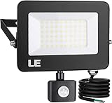LE 50W 4200lm LED Security Lights Motion Sensor Light Outdoor, Super Bright Flood Light with...