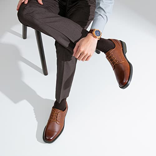 Image of Jousen Men's Dress Shoes Retro Casual Dress Shoes for Men