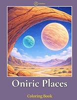 Oniric Places – Coloring Book: Otherworldly Dreamscapes to Color and Relax 8397860371 Book Cover