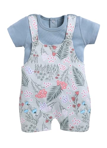 Image of BABY GO 100% Cotton Full Sleeves Dungaree /Overall for Baby Boys and Girls