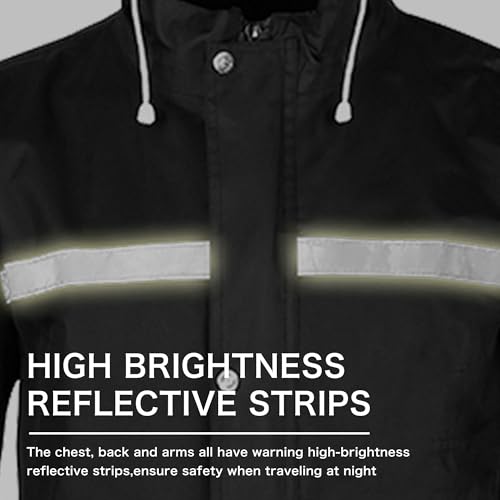 Conjunto Impermeable con Tiras Reflectivas para Hombre y Mujer miniatura 4