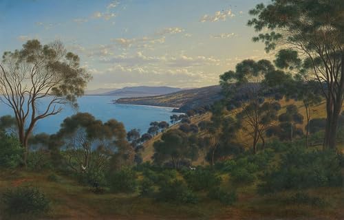 Pintura mural premium: Dandenong Ranges en óleo impreso sobre lienzo