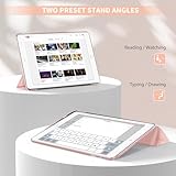 EasyAcc Case for iPad 9.7 inch 6th/5th Gen(NOT for iPad Air 5th Gen), iPad Air 2 2018 2017, Protective Cover with Stand, Auto Sleep Wake, Hard PC Case, Pink - Image 7