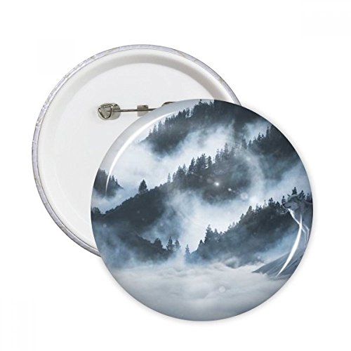 Badge rond nature pour masquer l'usure de vos vêtements ou décorer vos vestes ternes, 5pcs L