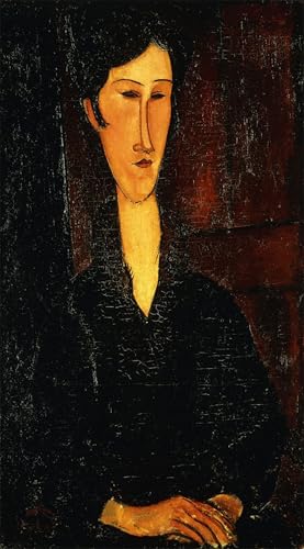 Portrait de Mme Zborowska Modigliani : Sublime Peinture Toile pour Décoration Salon