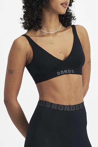 Bonds Women's Anti-chafing Bralette Bra, Chafe Off Bralette, Viscose/Bamboo Moisture-wicking Plunge Bra for Women3