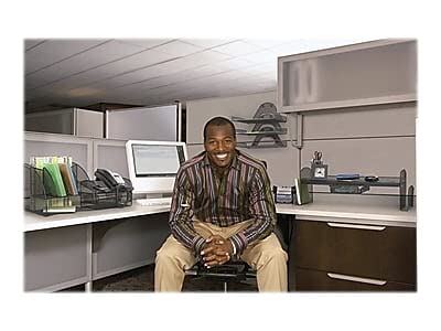 Safco 2160Bl Onyx Angled Mesh Steel Telephone Stand 11 3/4 X 9 1/4 X 7 Black #TOP1