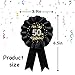 Black It's My 50th Birthday Tinplate Badge Pin, Happy 50th Birthday Man or Woman Award Ribbon Party Decorations Sign
