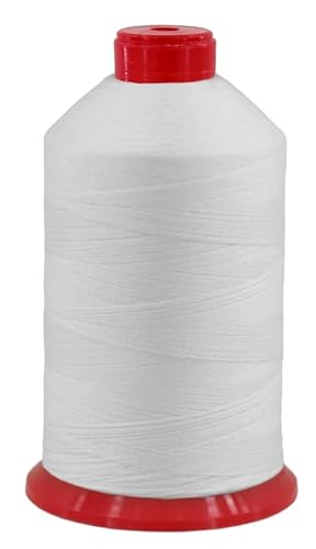 Jeansgarn/Ledergarn/Sattlergarn J30 Nähgarn Stärke 30, ca. 2600 Meter 0001 - Weiß