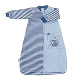 Baby Sleep Sack - Large Cotton Velvet Wearable Blanket with Long Sleeves and Arms Toddler Bag, 4 Sea