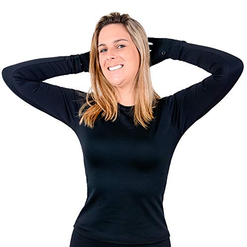 Blusa Rt Segunda Pele Térmica Feminina Frio Intenso Preta (Preto, M)