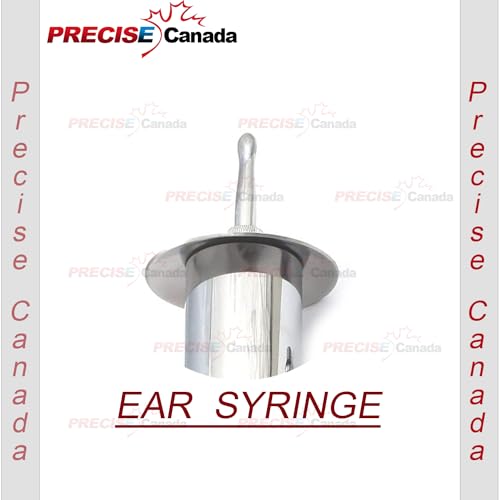 PRECISE CANADA: Ear Wax Removal Syringe 4 OZ - Brass with Chrome Finish New - Thumbnail 4