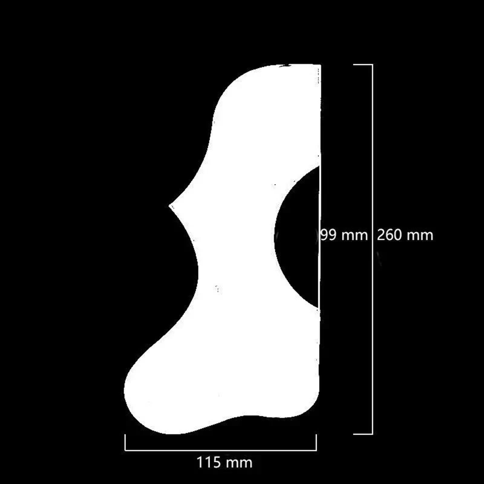 Battipenna Per Chitarra Acustica Battipenna per chitarra acustica per mancini autoadesivo, spessore 2 mm(B)