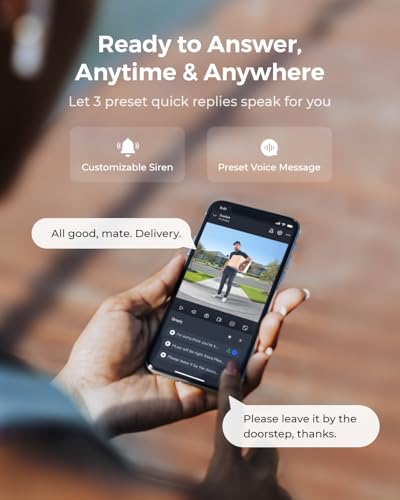 REOLINK 2K Battery Video Doorbell Camera, 150°x150° Head-to-Toe View, 2.4/5 GHz WiFi, Two-Way Talk, No Monthly Fee, Person/Vehicle/Package Detection(Chime not Included) thumbnail 5