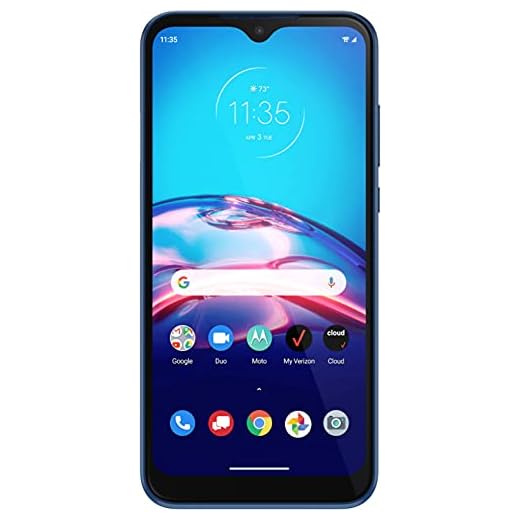 Verizon Wireless - Motorola Moto E (2020) 32GB 6.2" Max Vision Display - Prepaid Smartphone