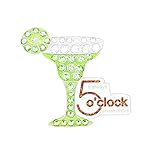 Navika It's Always Five O'clock Somewhere Swarovski Crystal and Glitz Ball Marker with Hat Clip