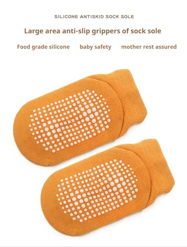 Baby Non-skid Socks Toddler Newborn Infant Non Slip Socks with Grips Anti-Slip Girls Boys Ankle Socks 12 pairs3