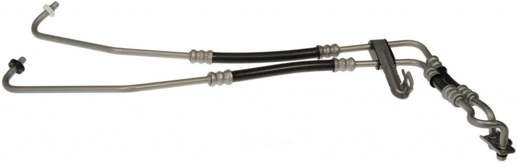 KarParts360 For Dodge Journey 2009 2010 Transmission Oil Cooler Hose | Natural | Flexible | Made Of Metal And Rubber | Straight Shape | Excluded Spring | Replacement For 5058400AA, 5058400AB
