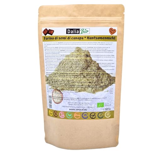 Dalia – Farine de Graines de Chanvre Bio 500g | 43% Protéines...