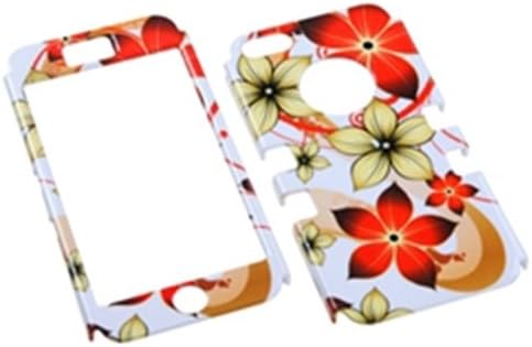 MYBAT IPHONE5HPCTUFFCIM951NP Premium TUFF Case for iPhone 5 - 1 Pack - Retail Packaging - Hibiscus Flower Romance Case