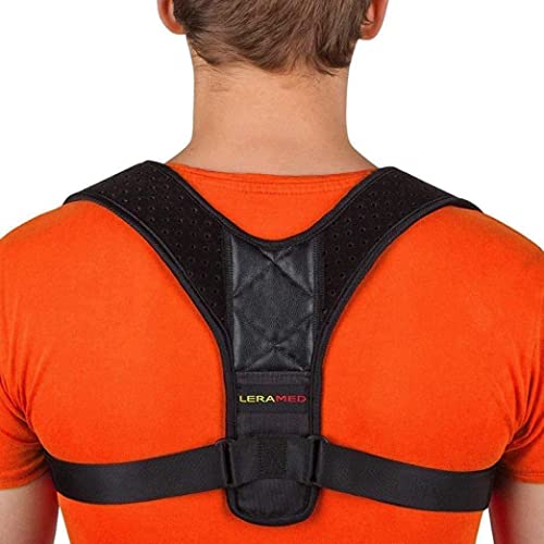 Posture Corrector for Men and Women - Adjustable Upper Back Brace for Clavicle Support and Providing Pain Relief from Neck, Back and Shoulder
