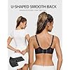 Vertvie Bras for Women Wireless Comfortable Push Up Bra Scalloped Seamless Full Coverage No Underwire Supportive T Shirt Bras