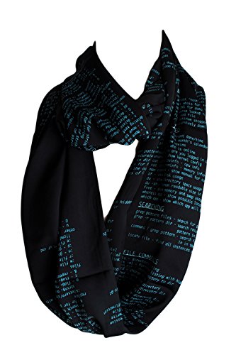 Etwoa Computer Commands Infinity Scarf Circle Loop Scarves3