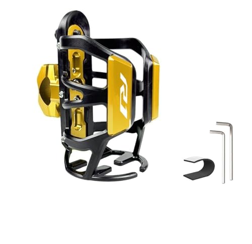 Porte-bouteille moto pour Yamaha YZF-R1 évite la déshydratation support jaune