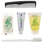 Moda West 4 Hygiene Kits - Toiletry Kit with Oral Care and Grooming Essentials, Featuring: Travel Size 5 Pc Kit - Image 2