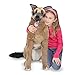 Melissa & Doug Giant German Shepherd - Lifelike Stuffed Animal Dog  (over 2 feet tall)