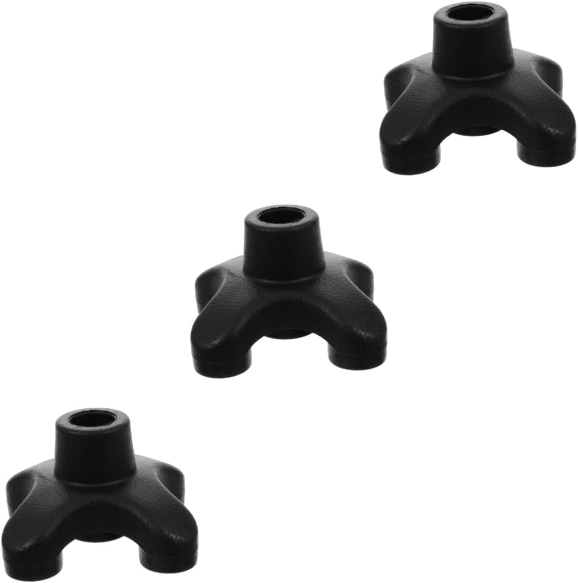 NOLITOY 3pcs Rubber Tips for Walking Sticks Crutch Tips Walking Stick Foot Pad Trekking Pole Foot Covers Crutch Supply Pole