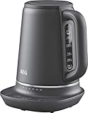 Bouilloire AEG K7-1-6BP Gourmet 7 , Température 40 degré C à 100 degré C, 1,7L, 2400W, Filtre Anti Calcaire