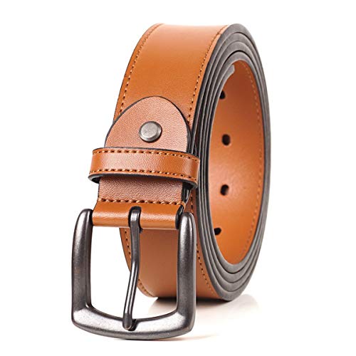 Giantsize Extra Long Leather Belts For Men Big And Tall 70 to 76 Inch Tan