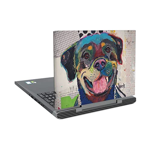 Protection anti rayure Dell Inspiron 15 7000 P65F avec vinyle décoratif Rottweiler
