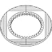 New Shift Clutch Friction Plate 1286401C1 Fits CA 5088