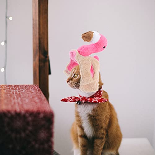 Disfraz para perro Sombrero hawaiano 2 piezas miniatura 3