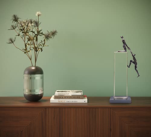 Sculpture salon haute finition Elements Come Together gris et or - 3