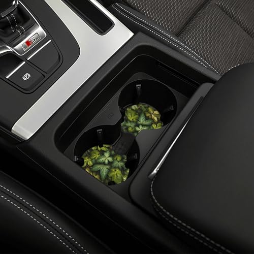 Portavasos para carro universal negro goma 2 piezas miniatura 6