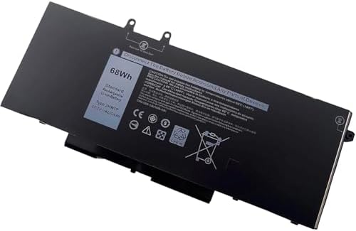 Batteria BORSCELLOR 3HWPP Per Dell Latitude 5401/5410/5511 E Precision 3541/3551 – 68Wh, 15.2V, Ioni Di Litio - 2