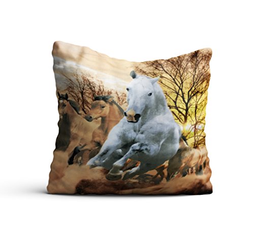 Federe 3D Wild Galloping Horses 2 confezione da 40...